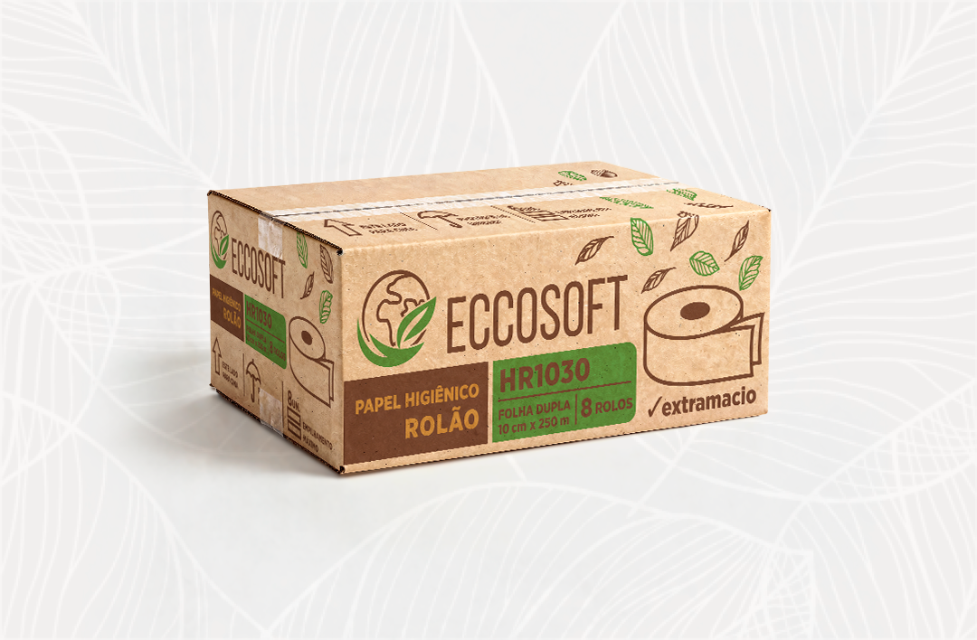 Papel higiênico rolão Ecosoft